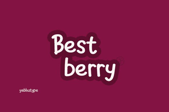 Best Berry: A Handwritten Font for Charming Design