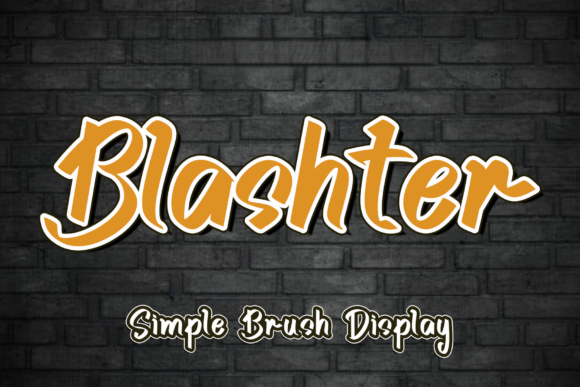 Blashter: The Handwritten Font for Elegant Visual Design