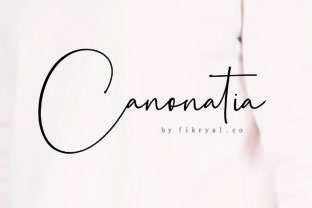 Canonatia: A Handwritten Font for Standout Design