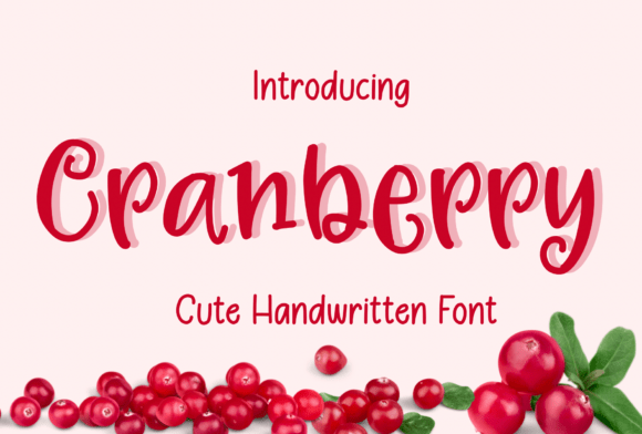 Cranberry: The Handwritten Font That Adds Whimsy to Your Designs