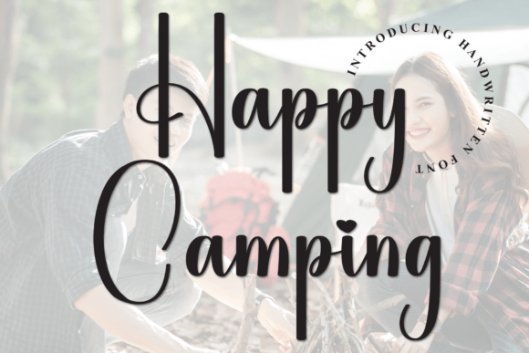 Happy Camping: A Font for Elegant & Fresh Designs