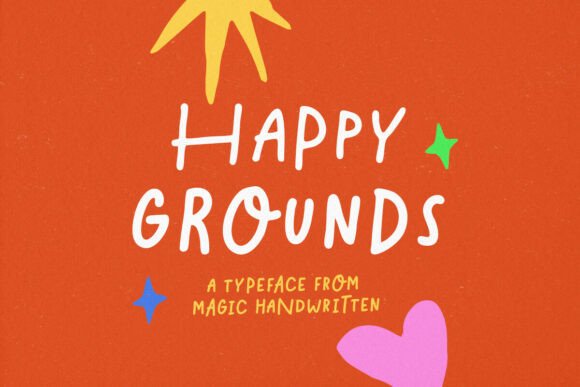 Happy Grounds: The Handwritten Font for Joyful Design