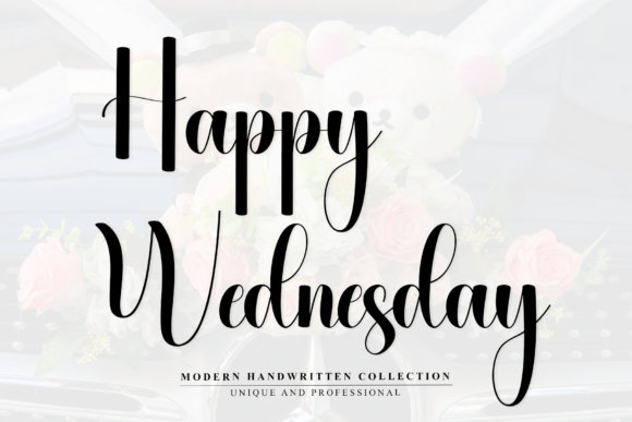 Happy Wednesday: A Luxurious Script for Enchanting Design