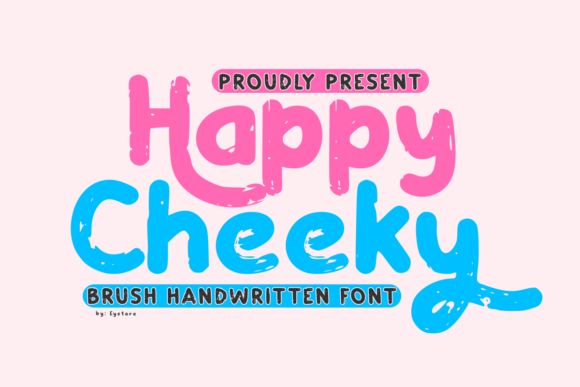 Happycheeky Regular: A Font for Joyful Design