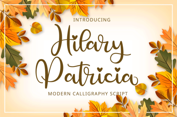 Hilary Patricia: The Elegant Script for Personalized Design