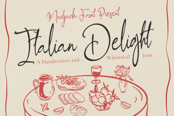 Italian Delight: A Font for Modern Design & Branding