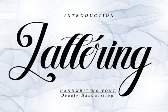 Lattering: An Expressive Script Font for Modern Design