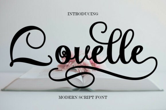 Lovelle: Elevating Design with Timeless Calligraphic Elegance