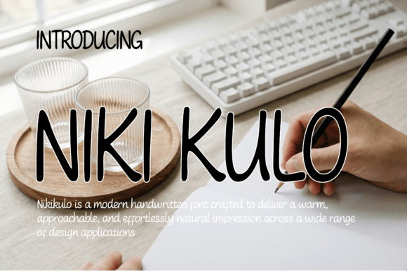 Niki Kulo: The Modern Handwritten Font for Authentic Branding