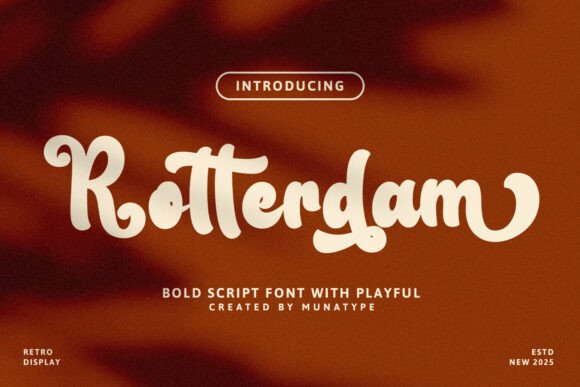 Rotterdam Font: Elevating Design with Handwritten Elegance
