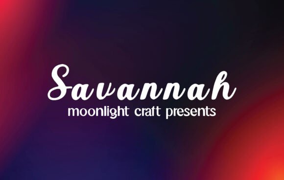 Savannah: Elevate Your Creative Projects with This Handwritten Font