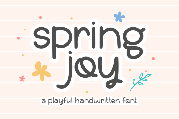 Spring Joy Font: A Playful Asset for Modern Design