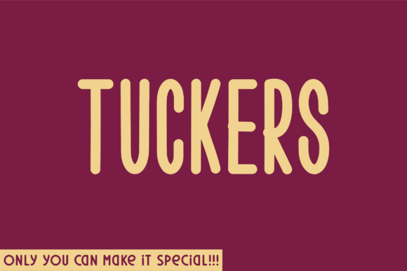 Tuckers: The Uniquely Crafted Handwritten Font for Authentic Design
