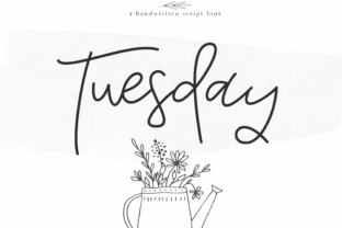 Tuesday: A Fresh Take on Handwritten Typography