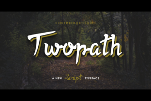 Twopath: A Handwritten Font with Authentic Charm
