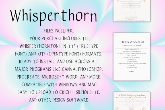 Whisperthorn Font: Gothic Elegance for Modern Design