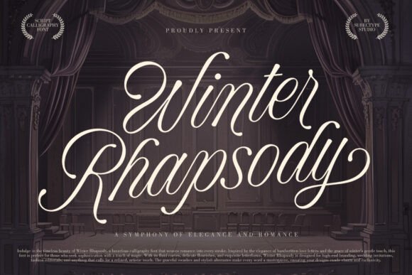 Winter Rhapsody: Elevating Design with Elegant Typography