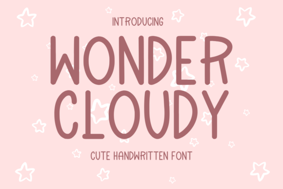 Wonder Cloudy: Elevate Your Creative Projects with Playful Typography